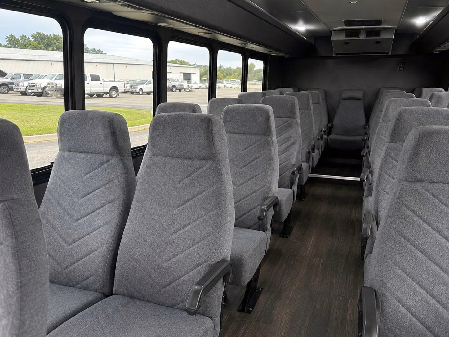 15 passenger minibus inside