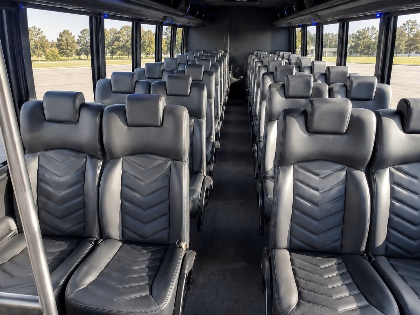 18 passenger minibus inside