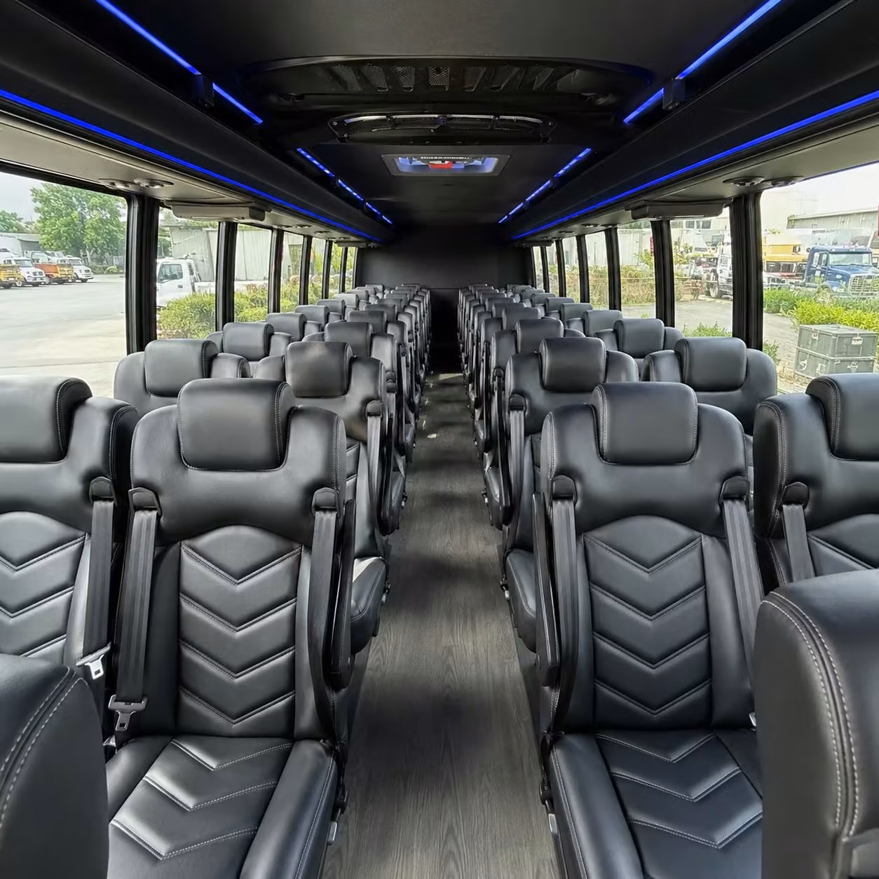 25 passenger minibus inside