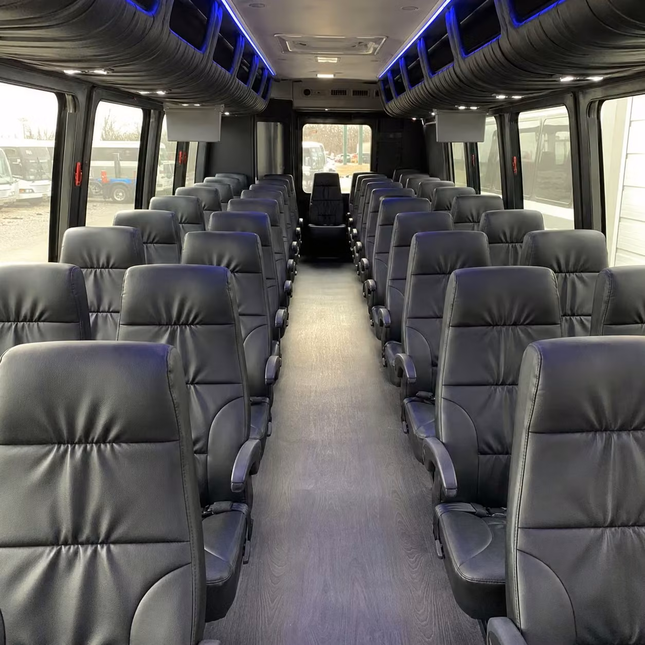 35 passenger minibus inside
